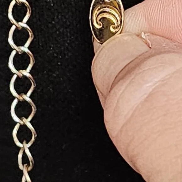 FINAL SALE - Vintage Charming Charlie Statement Necklace - Black and Brown - Picture 8 of 8